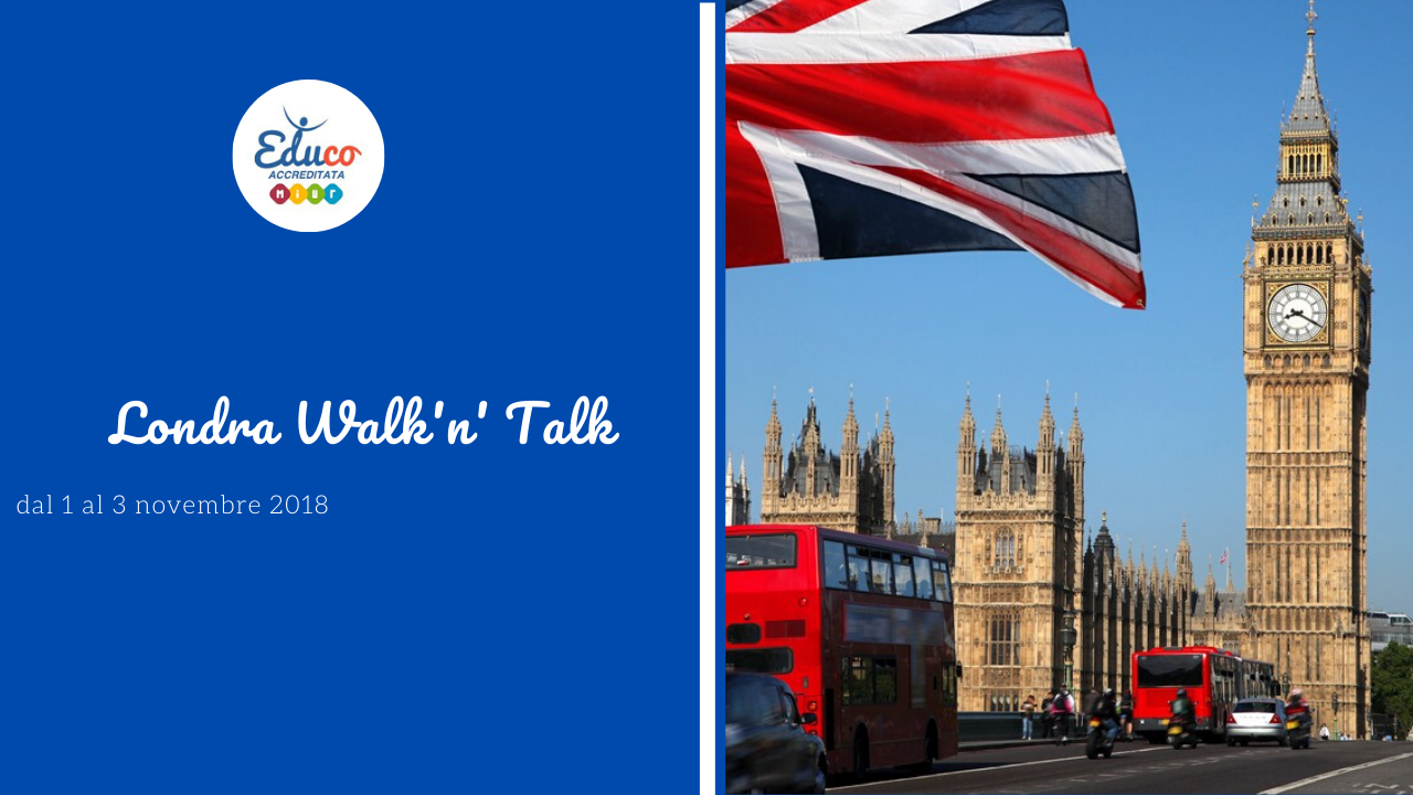 corso per docenti londra walk n talk