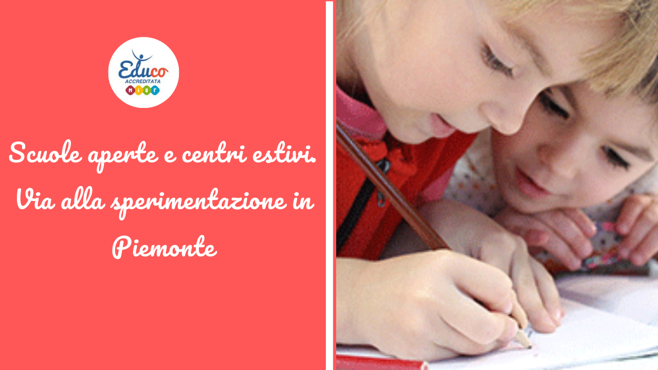 scuola e centri estivi in piemonte