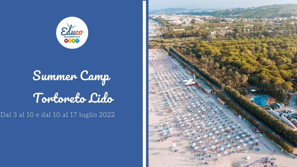 Summer camp a Tortoreto Lido estate 2022