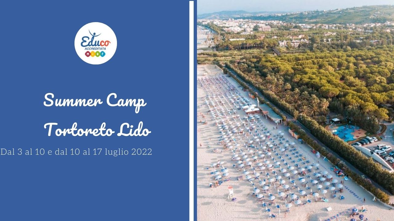 Summer camp a Tortoreto Lido estate 2022
