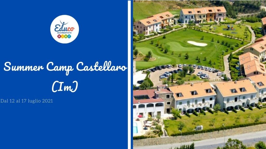 educo summer camp castellaro liguria