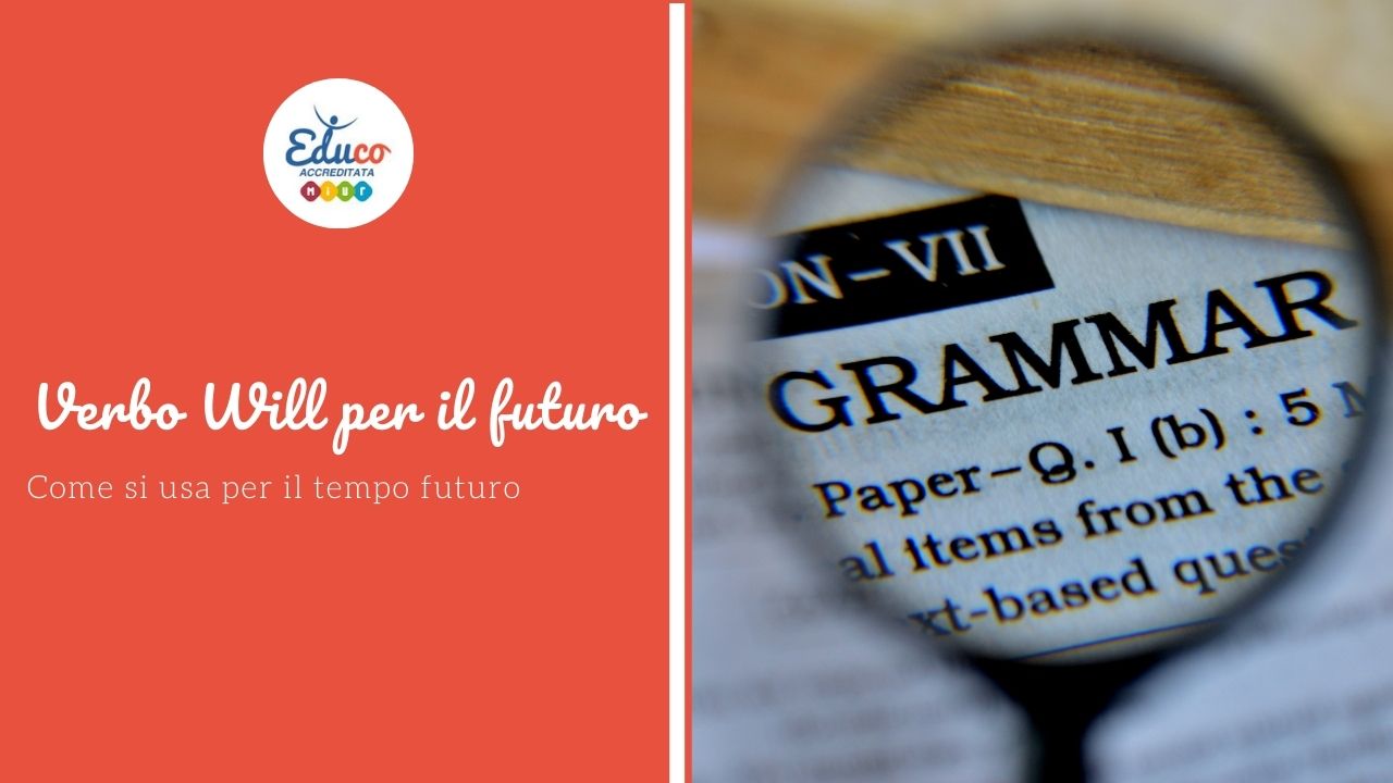 verbo will per il tempo futuro